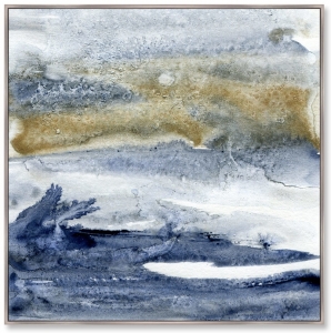 Репродукция на холсте Storm waves on the ocean 105X105 CM