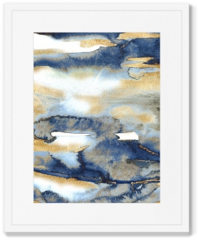 Диптих постеров в раме The sky over the mountain range 42X52 / 42X52 CM