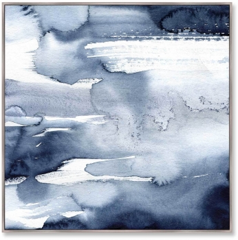 Постер на холсте Clouds over the river 105X105 CM