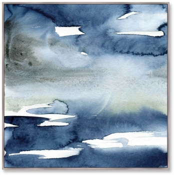 Постер на холсте River valley view 105X105 CM