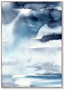 Постер Thunderbird flights over the ocean 105X145 CM