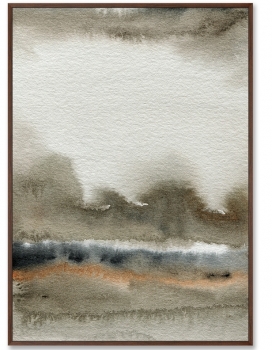 Постер на холсте Autumn colors landscape 75X105 CM