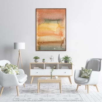 Постер на холсте Hot summer evening sky 75X105 CM