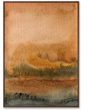 Постер на холсте Landscape August evening 75X105 CM