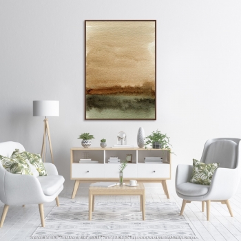Постер на холсте Late autumn landscape 75X105 CM