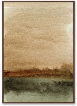 Постер на холсте Late autumn landscape 75X105 CM