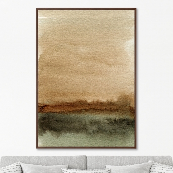 Постер на холсте Late autumn landscape 75X105 CM