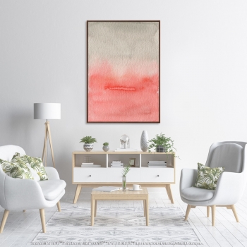 Постер на холсте Sunset over the sea 75X105 CM