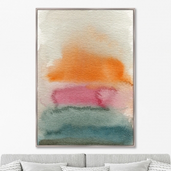 Постер на холсте Sunset over the sea 75X105 CM