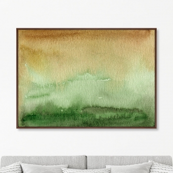 Постер The green valley and the hills beyond 105X75 CM