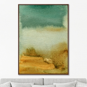 Репродукция на холсте Water eadge at the river bank 75X105 CM