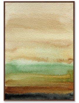 Репродукция на холсте When the sun went down 75X105 CM