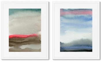 Диптих постеров в раме Earth colors 42X52 / 42X52 CM