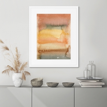 Постер в раме Hot summer evening sky 42X52 CM