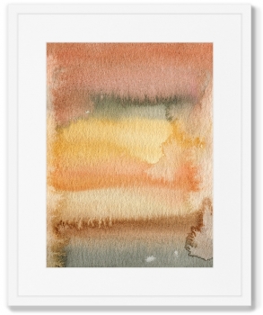 Постер в раме Hot summer evening sky 42X52 CM