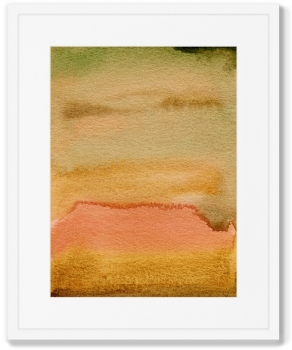 Постер в раме Hot sunset in July 42X52 CM