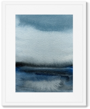 Постер в раме In the middle of a sea storm 42X52 CM