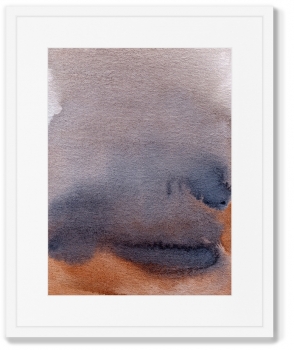 Постер в раме Lake in the rain 42X52 CM