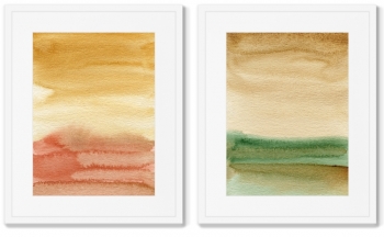 Диптих постеров в раме Landscape colors 42X52 / 42X52 CM