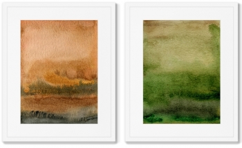 Диптих постеров в раме Landscape colors 42X52 / 42X52 CM
