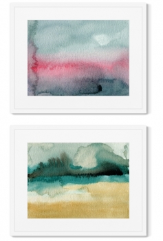 Набор из двух постеров Landscape colors 52X42 / 52X42 CM