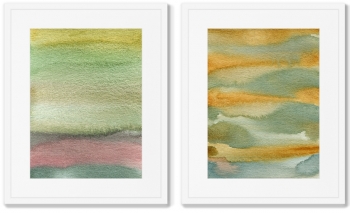 Набор из двух постеров Landscape paints 42X52 / 42X52 CM