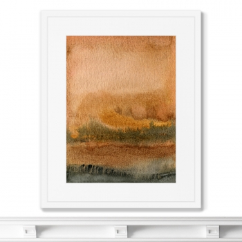 Постер Landscape August evening 42X52 CM