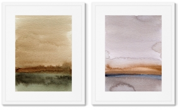 Набор из двух постеров Landscape coast view 42X52 / 42X52 CM