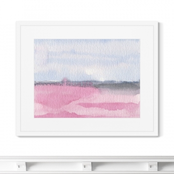 Постер Landscape early spring 52X42 CM