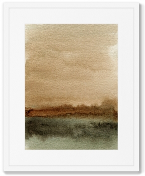 Постер Late autumn landscape 42X52 CM
