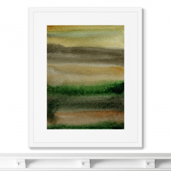 Постер Late evening landscape view 42X52 CM