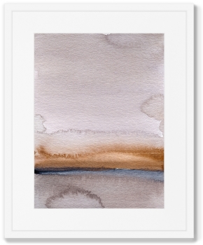 Постер Late evening river bank 42X52 CM