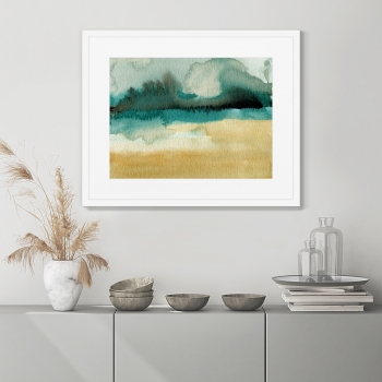 Постер в раме River bank 52X42 CM