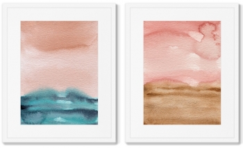 Набор из двух постеров Sea views 42X52 / 42X52 CM