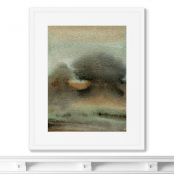 Постер в раме Storm waves 42X52 CM