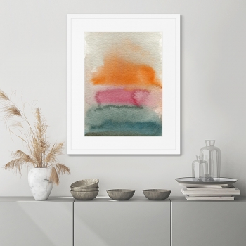 Постер в раме Sunset over the sea 42X52 CM