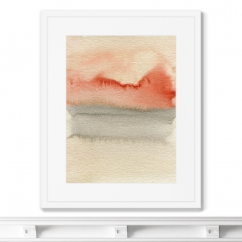 Постер в раме Sunset over the water 42X52 CM