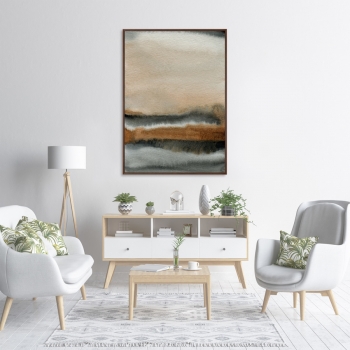 Постер на холсте By the river bank 75X105 CM