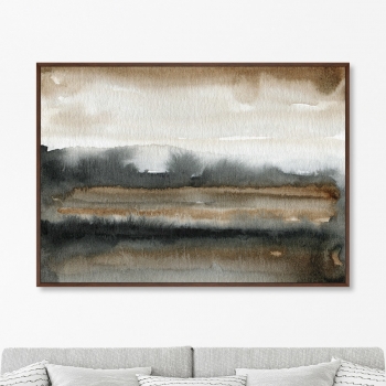 Постер на холсте Fields late autumn 105X75 CM