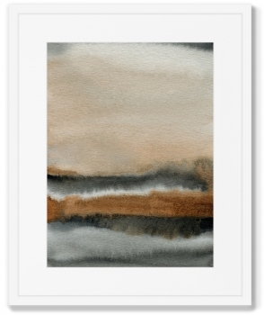 Постер в раме By the river bank 42X52 CM
