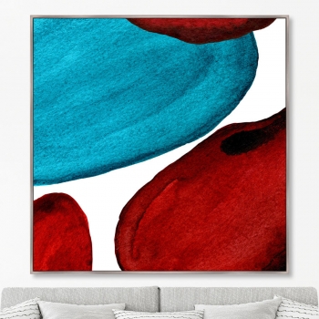 Постер на холсте Forms and colors 105X105 CM