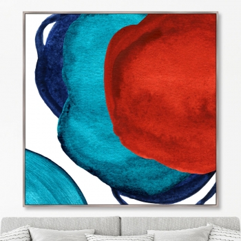 Постер на холсте Forms and colors 105X105 CM
