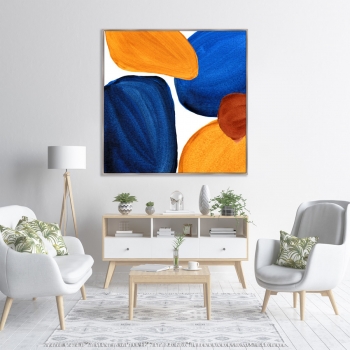 Постер на холсте Forms and colors 105X105 CM