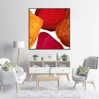Постер на холсте Forms and colors 105X105 CM