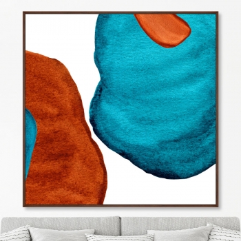 Постер на холсте Forms and colors 105X105 CM