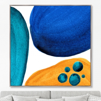 Постер на холсте Forms and colors 105X105 CM