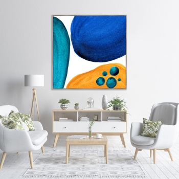 Постер на холсте Forms and colors 105X105 CM