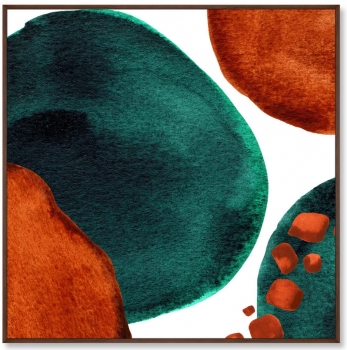 Постер на холсте Forms and colors 105X105 CM