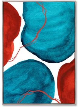 Постер на холсте Forms and colors 75X105 CM