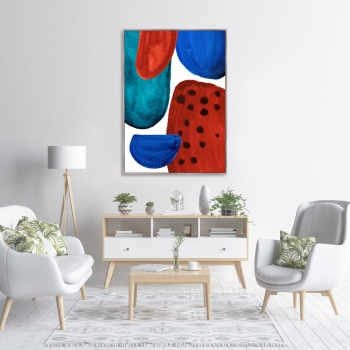 Постер на холсте Forms and colors 75X105 CM